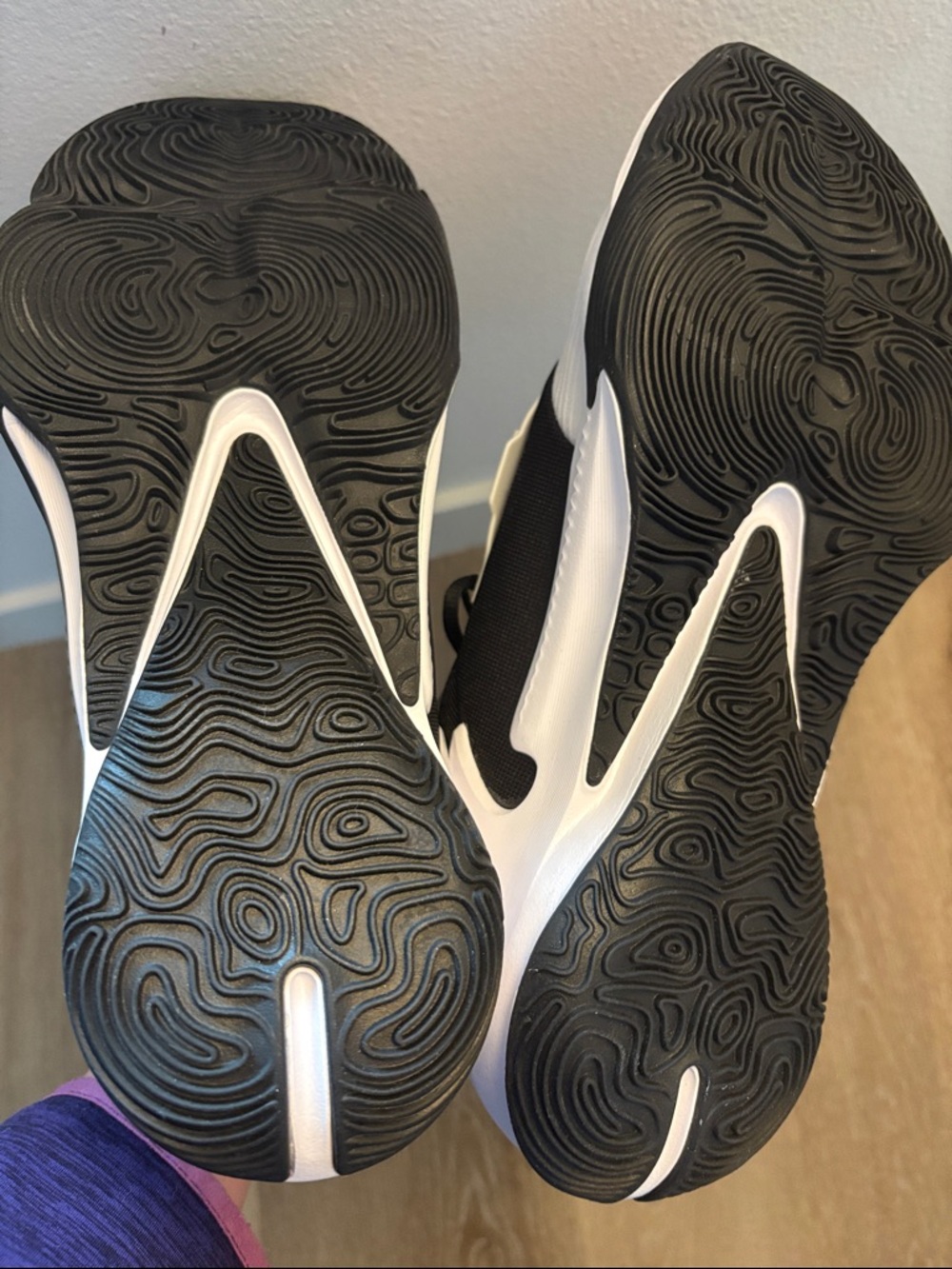 NEW [Nike] Zoom Freak 3 Black/White Athletic Basketball Shoes Sneakers Mens 12 - Picture 13 of 14